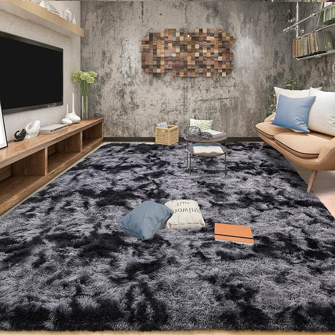 Area Rugs 10x14 for Living Room, Super Soft Fluffy Rugs for Bedroom, Modern by Tepook