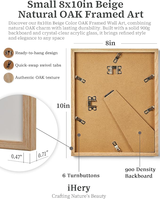 iHery 8x10in No Panic Just Disco Framed Newspaper Wall Art | Natural OAK Wood - Image 3