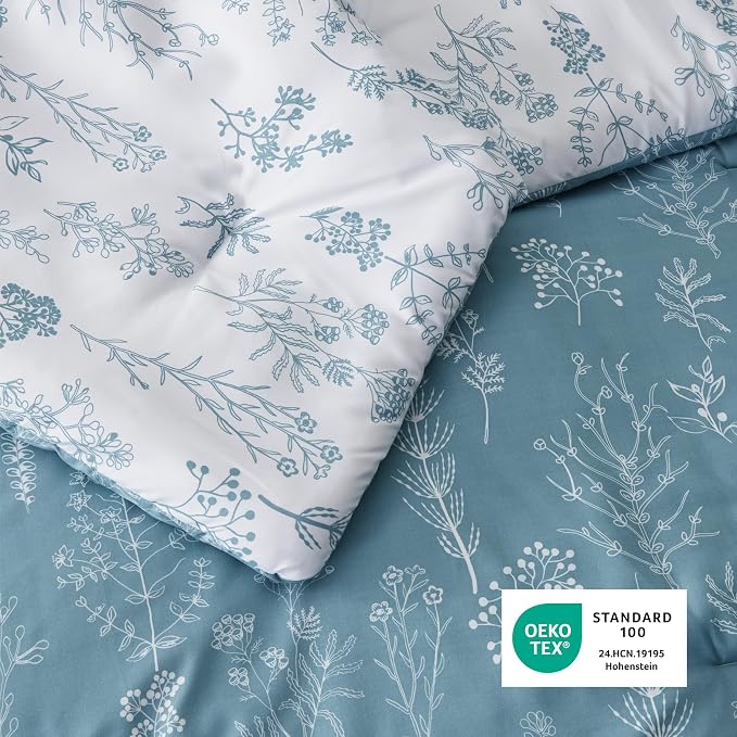 Bedsure Mineral Blue King Comforter Set - Image 5