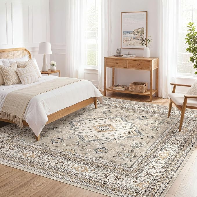 cotiled 8x8 Area Rug for Living Room, Traditional, Dining Room, and Home Office - Image 7