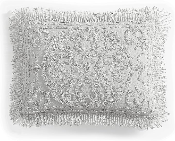 Beatrice Home Fashions Medallion King Cotton Chenille Sham, cozy plush 100% by BeatriceHomeFashions