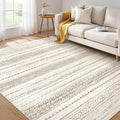 Nakagishi Boho 6x8 Area Rug Living Room Rugs Machine Washable Brown | Soft by NakagishiAreaRug