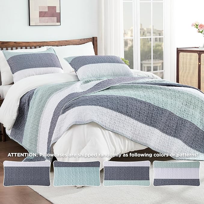 Oversized King Quilt Bedding Set, 2 Pillowcases（120x98 Inch） - Image 4