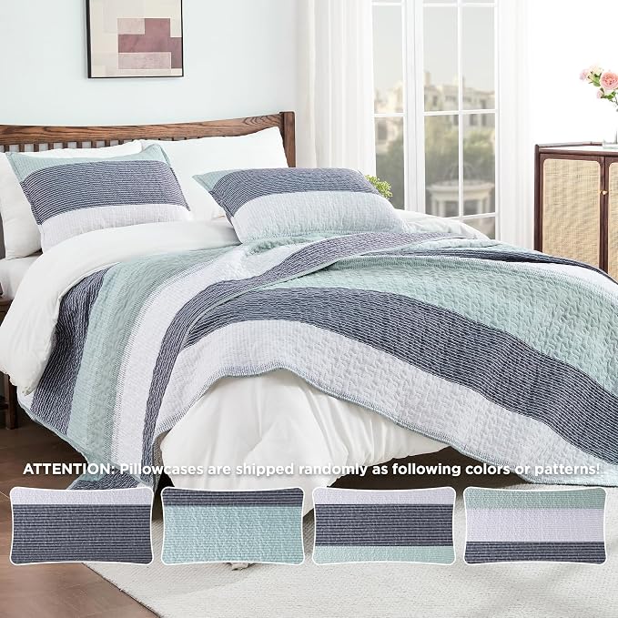 Oversized King Quilt Sage Green, 2 Pillowcases（120x120 Inch） - Image 4