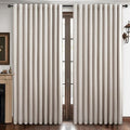 Curtains 100 Inch Length Wide Pleated Blackout Curtain by QJMYDECO