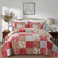 Secgo King Size Comforter Set- 100% Cotton Quilt King Size Set, Sage bedspreads by Secgo