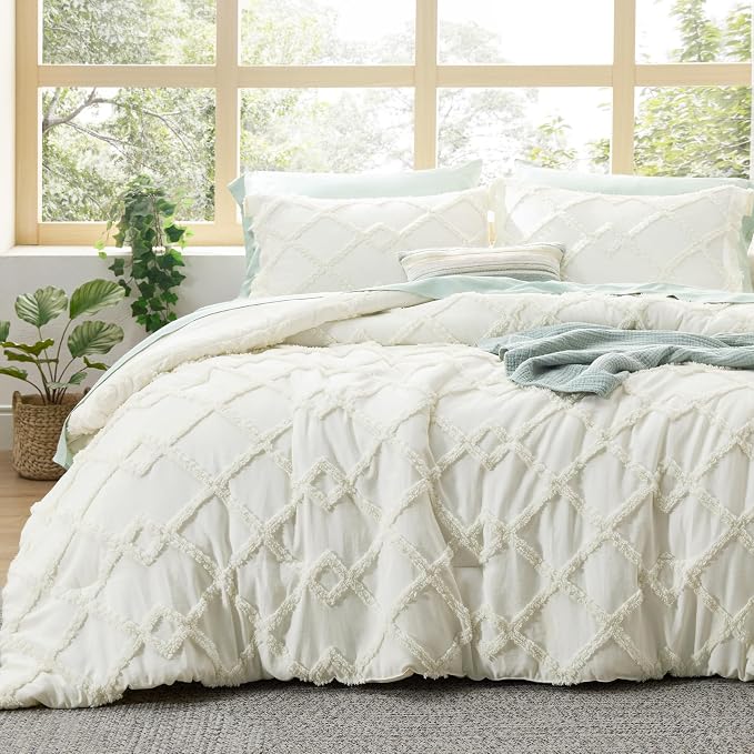 Bedsure Boho Comforter Set King by Unknown
