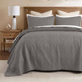 Madison Park Queen Quilt Bedding Set, Cottage-Inspired Damask, Classic Stitch by MADISONPARK