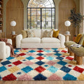 Soft Shag Rug 5x8 for Living Room High Pile Non-Slip Fluffy Carpet | Machine by PureCozy