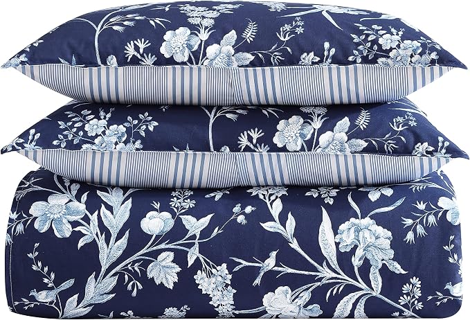 Laura Ashley – Queen Comforter Set, Reversible Floral Bedding - Image 12