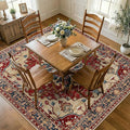 RELEANY Washable Area Rug, Square 7'x7', Water Repellent, Pet Friendly by RELEANY