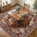 RELEANY Washable Area Rug, Square 8'x8', Water Repellent, Pet Friendly by RELEANY