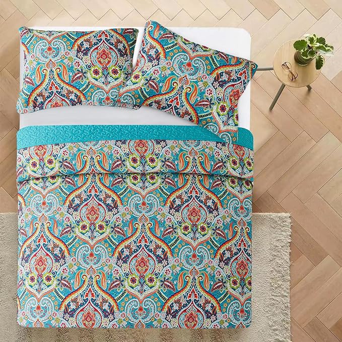 VAPUTAR Cotton Quilt California King Size Bedding Set California King Quilt | - Image 4