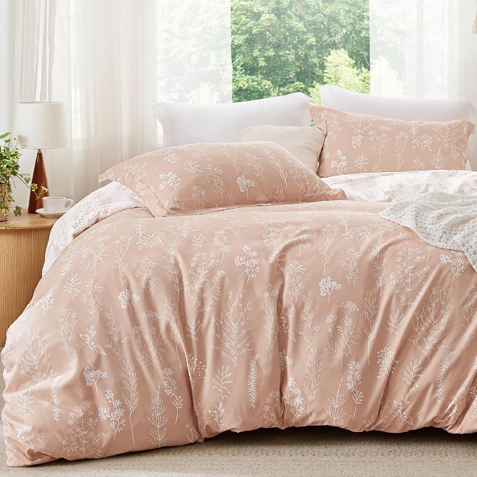 Bedsure Blush Pink King Comforter Set by Unknown