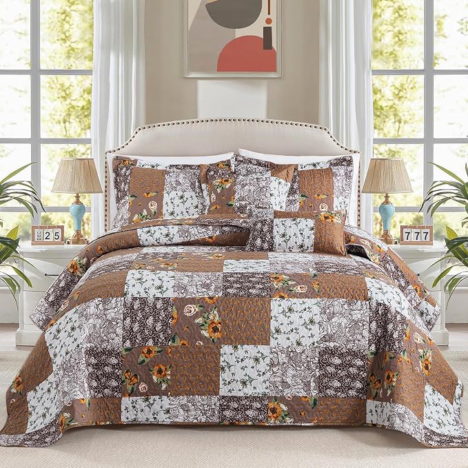 BEDIFANY Cotton Fill Queen Quilt Set by BEDIFANY