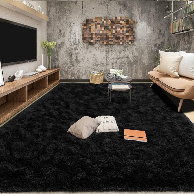 Area Rugs 9x12 for Living Room, Super Soft Fluffy Rugs for Bedroom, Modern by Tepook