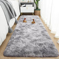 Fluffy Runner Rugs for Bedroom Aesthetic 2x6 Feet, Shag Soft Bedside Rug by Tepook