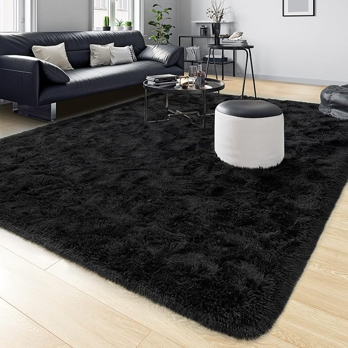 Fluffy Large Rugs for Living Room, Shag Area Rug 6x9 Soft Carpet for Bedroom - Image 8