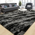 Soft Fluffy Rugs for Living Room, 5x8 Shaggy Area Rug for Bedroom, Modern Shag by Tepook