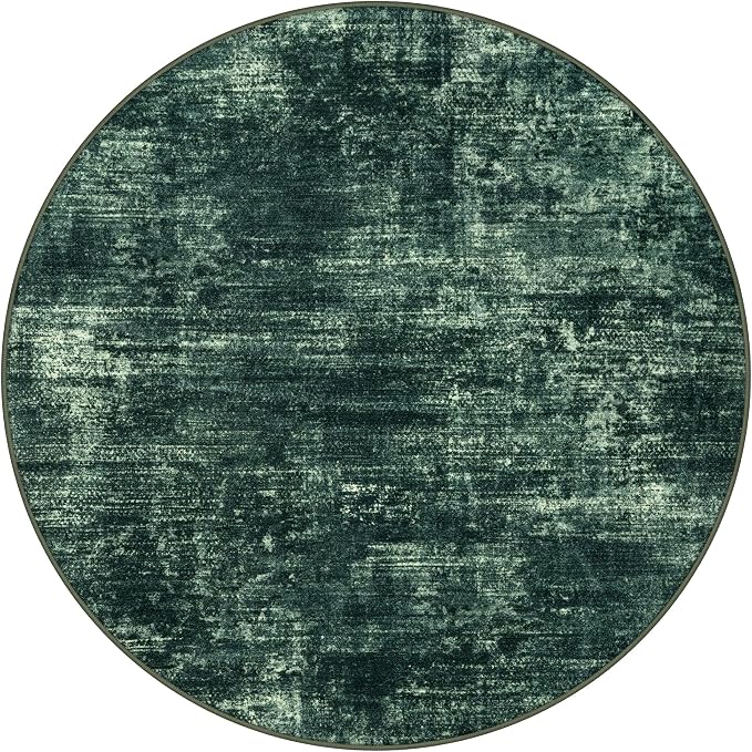 Round Area Rug 5 Ft Circle Entryway Rugs Round Washable Door Mat Indoor Entrance - Image 9