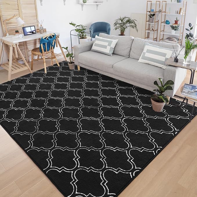 Chicrug 4x6 Shag Geometric Modern Area Rug - Image 6
