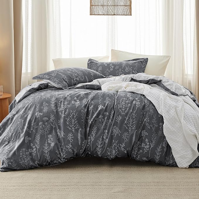 Bedsure Charcoal California King Comforter Set by Unknown