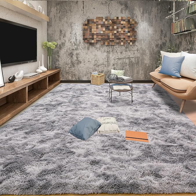Area Rugs 10x14 for Living Room, Super Soft Fluffy Rugs for Bedroom, Modern by Tepook