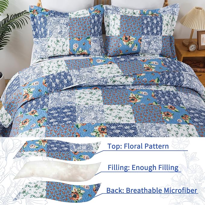 VAPUTAR Queen Size Quilt Set - Image 3