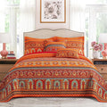 VAPUTAR Quilt California King Size Bedding Set, 100% Cotton Face King Quilt | by VAPUTAR