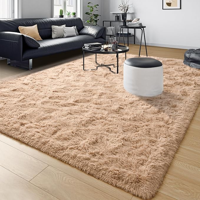 Area Rugs 9x12 for Living Room, Super Soft Fluffy Rugs for Bedroom, Modern - Image 8