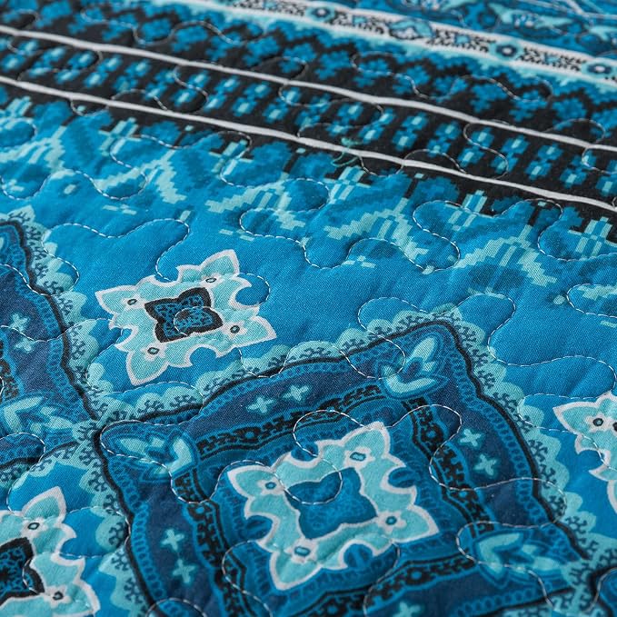 BEDIFANY Cotton California King Size Quilt Sets, Overiszed King Bedspread | - Image 5
