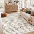 cotiled Boho 5x8 Area Rugs for Living Room: Soft Moroccan Washable Rug | by COTILED