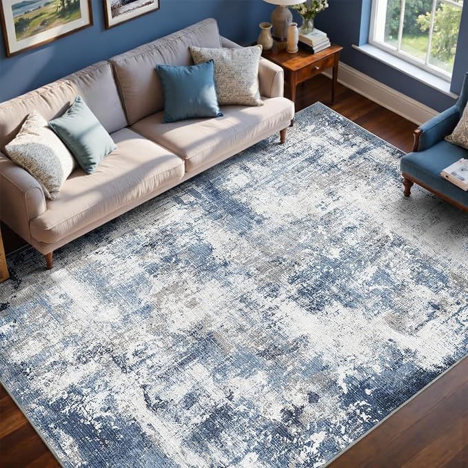 6x9 Ft Large Area Rugs for Living Room, Soft Non-Slip Washable Rugs Modern by Cuzwlovita