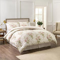 Waverly Stonington 4-Piece 100% Cotton Comforter Set – Full/Queen Ivory by Waverly