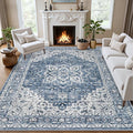 8x10 Area Rugs Living Room: Washable Vintage Rug by EXPEDIX