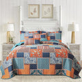 BEDIFANY Farmhouse King Size Quilt Sets, 100% Cotton Cover Bedspread King | by BEDIFANY