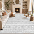 cotiled Boho 10x12 Area Rug for Living Room: Large Moroccan Washable Rug | by COTILED