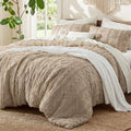 Bedsure Tufted Boho Comforter Set Twin Size by Unknown