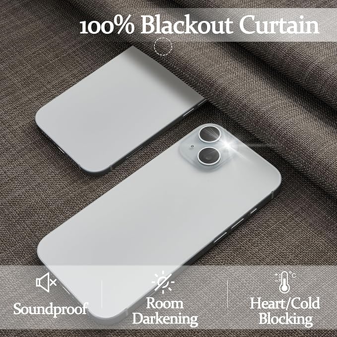 PleatedDrapes Blackout Chocolate Tart Curtains 78 Inches Long 2 Panel Set - Image 3