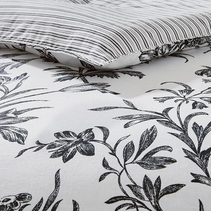 Laura Ashley - King Comforter Set, Reversible Cotton Bedding, Includes Matching - Image 8