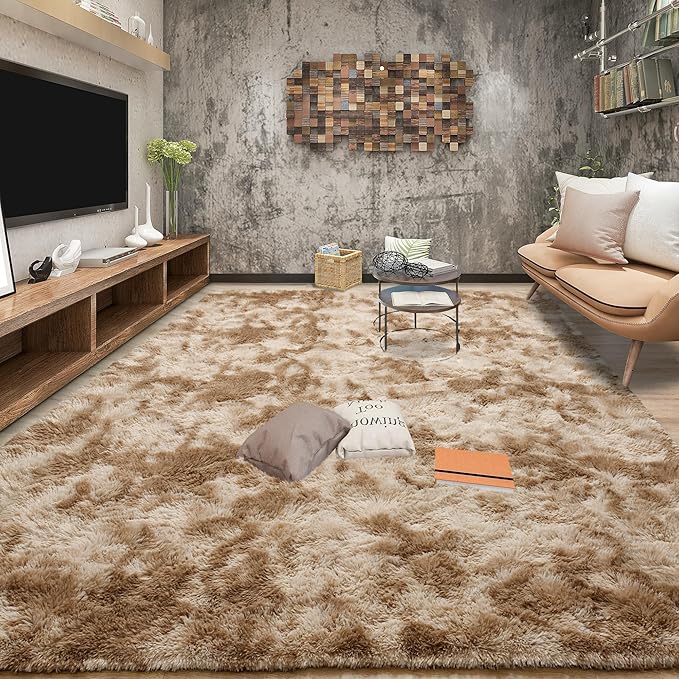 Area Rugs 9x12 for Living Room, Super Soft Fluffy Rugs for Bedroom, Modern by Tepook