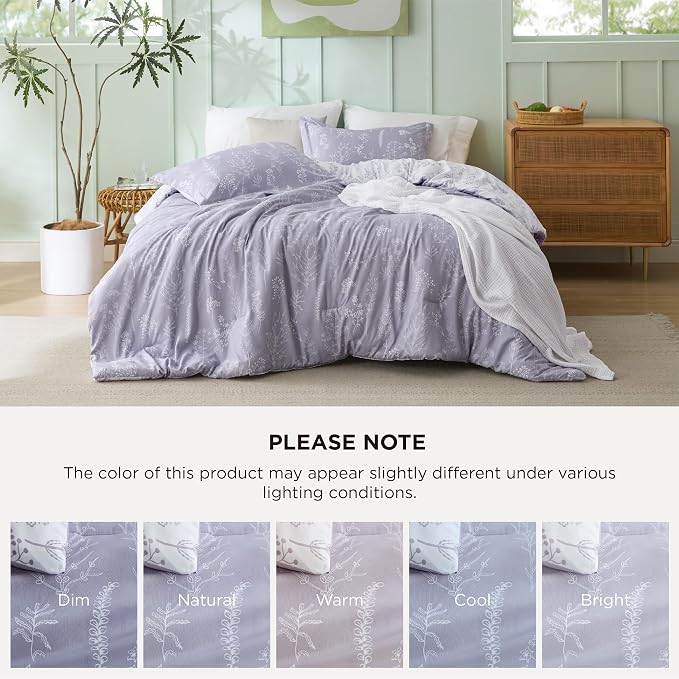 Bedsure Lavender King Comforter Set - Image 9