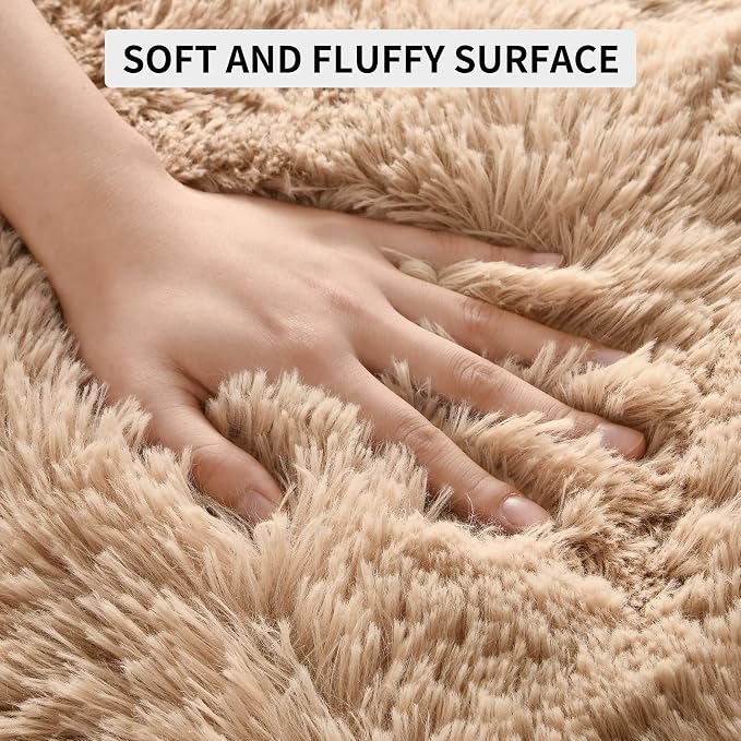 Area Rugs 9x12 for Living Room, Super Soft Fluffy Rugs for Bedroom, Modern - Image 6