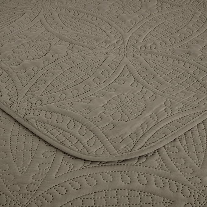 Chezmoi Collection Austin 3-piece Oversized Bedspread Coverlet Set - Image 8