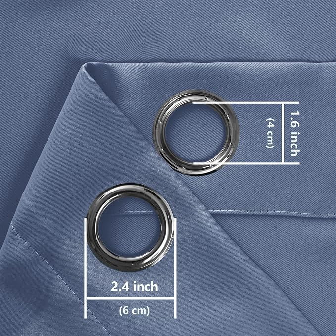 Blackout Curtains for Bedroom, 38 x 54 Inch, 2 Panels | Thermal Insulated & - Image 9