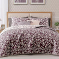 Twin/Twin XL Quilt Set-2 Pieces Soft Bedding Floral Reversible Coverlet | All by BLOOMHAVEN