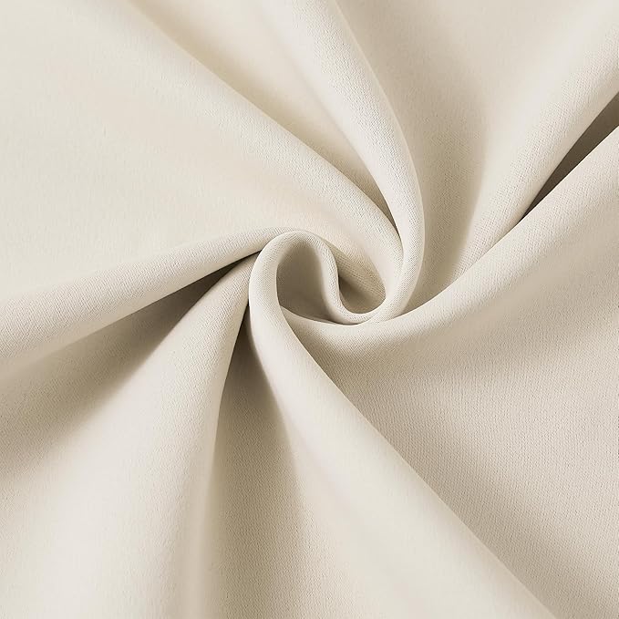 Large Pletaed Curtains 126 Inches Long, Extra Length Burg Heat&Cold Blocking - Image 8