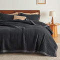 Bedsure Queen Quilt, Lightweight Soft Striped Comforter Bedding Set, All-Season by Unknown