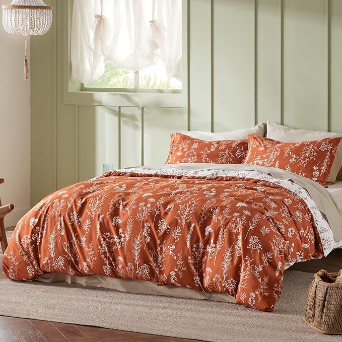 Bedsure Terracotta Full Comforter Set - Image 5
