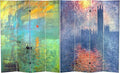 Red Lantern Double Sided Works of Monet Canvas Impression Sunrise/Houses of by RedLantern